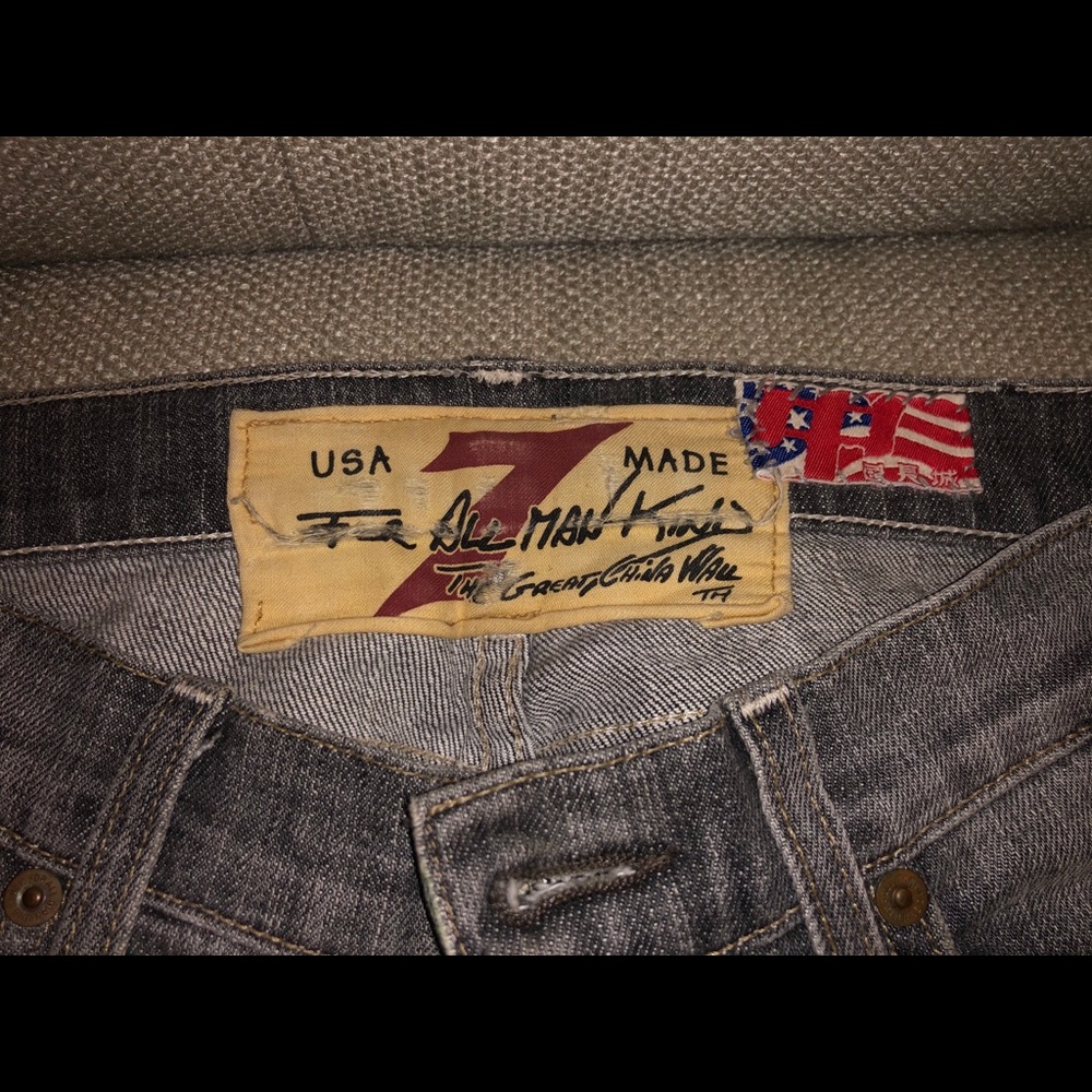 7 for all Mankind Great China Wall Flare Jeans 25 - Picture 8 of 11